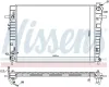Kühler, Motorkühlung NISSENS 675034 Bild Kühler, Motorkühlung NISSENS 675034