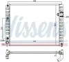 Kühler, Motorkühlung NISSENS 681208 Bild Kühler, Motorkühlung NISSENS 681208