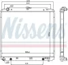 Kühler, Motorkühlung NISSENS 68717 Bild Kühler, Motorkühlung NISSENS 68717