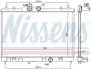 Kühler, Motorkühlung NISSENS 68741 Bild Kühler, Motorkühlung NISSENS 68741