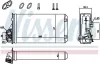 Wärmetauscher, Innenraumheizung NISSENS 707184 Bild Wärmetauscher, Innenraumheizung NISSENS 707184