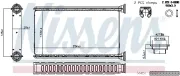 Wärmetauscher, Innenraumheizung NISSENS 707277