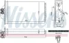 Wärmetauscher, Innenraumheizung NISSENS 707293
