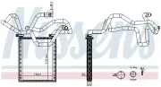 Wärmetauscher, Innenraumheizung NISSENS 707305