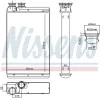 Wärmetauscher, Innenraumheizung NISSENS 71158 Bild Wärmetauscher, Innenraumheizung NISSENS 71158