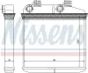 Wärmetauscher, Innenraumheizung NISSENS 71456 Bild Wärmetauscher, Innenraumheizung NISSENS 71456