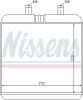 Wärmetauscher, Innenraumheizung NISSENS 71810 Bild Wärmetauscher, Innenraumheizung NISSENS 71810