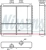 Wärmetauscher, Innenraumheizung NISSENS 72042 Bild Wärmetauscher, Innenraumheizung NISSENS 72042