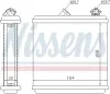 Wärmetauscher, Innenraumheizung NISSENS 72635 Bild Wärmetauscher, Innenraumheizung NISSENS 72635