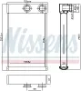 Wärmetauscher, Innenraumheizung NISSENS 72669 Bild Wärmetauscher, Innenraumheizung NISSENS 72669