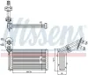 Wärmetauscher, Innenraumheizung NISSENS 73973 Bild Wärmetauscher, Innenraumheizung NISSENS 73973