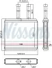 Wärmetauscher, Innenraumheizung NISSENS 76504 Bild Wärmetauscher, Innenraumheizung NISSENS 76504