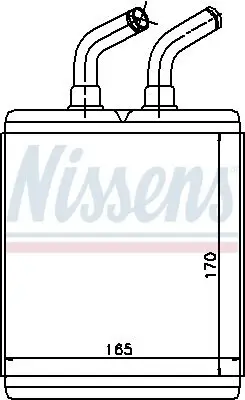 Wärmetauscher, Innenraumheizung NISSENS 77515 Bild Wärmetauscher, Innenraumheizung NISSENS 77515