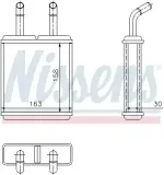 Wärmetauscher, Innenraumheizung NISSENS 77621