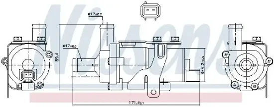 Wasserpumpe, Motorkühlung 12 V NISSENS 831114 Bild Wasserpumpe, Motorkühlung 12 V NISSENS 831114