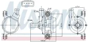 Wasserpumpe, Motorkühlung 12 V NISSENS 831388