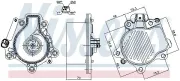 Wasserpumpe, Motorkühlung 12 V NISSENS 832147