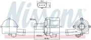 Wasserpumpe, Motorkühlung 12 V NISSENS 832152