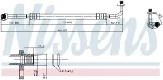 Hochdruckleitung, Klimaanlage NISSENS 847701