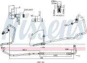 Hochdruckleitung, Klimaanlage NISSENS 849742