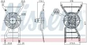 Lüfter, Motorkühlung NISSENS 850089