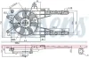 Lüfter, Motorkühlung 12 V NISSENS 85141 Bild Lüfter, Motorkühlung 12 V NISSENS 85141