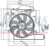 L&uuml;fter, Motork&uuml;hlung 12 V NISSENS 85203