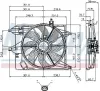 Lüfter, Motorkühlung 12 V NISSENS 85252 Bild Lüfter, Motorkühlung 12 V NISSENS 85252