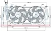 Lüfter, Motorkühlung 12 V NISSENS 85321 Bild Lüfter, Motorkühlung 12 V NISSENS 85321
