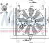 Lüfter, Motorkühlung 12 V NISSENS 85385 Bild Lüfter, Motorkühlung 12 V NISSENS 85385