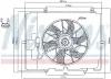 Lüfter, Motorkühlung 12 V NISSENS 85653 Bild Lüfter, Motorkühlung 12 V NISSENS 85653