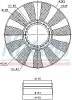 Lüfter, Motorkühlung 12 V NISSENS 85664 Bild Lüfter, Motorkühlung 12 V NISSENS 85664