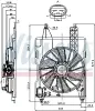 Lüfter, Motorkühlung 12 V NISSENS 85706 Bild Lüfter, Motorkühlung 12 V NISSENS 85706