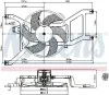 Lüfter, Motorkühlung 12 V NISSENS 85709 Bild Lüfter, Motorkühlung 12 V NISSENS 85709