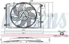 Lüfter, Motorkühlung 12 V NISSENS 85740 Bild Lüfter, Motorkühlung 12 V NISSENS 85740