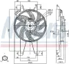 Lüfter, Motorkühlung 12 V NISSENS 85767 Bild Lüfter, Motorkühlung 12 V NISSENS 85767