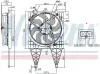 Lüfter, Motorkühlung 12 V NISSENS 85797 Bild Lüfter, Motorkühlung 12 V NISSENS 85797