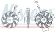 Lüfter, Motorkühlung NISSENS 85866