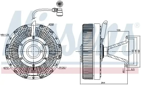 Innenraumgebläse 12 V 12 V NISSENS 87142 Bild Innenraumgebläse 12 V 12 V NISSENS 87142