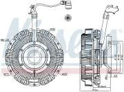 Innenraumgebläse 12 V 12 V NISSENS 87234