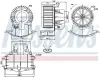 Innenraumgebläse 12 V NISSENS 87033 Bild Innenraumgebläse 12 V NISSENS 87033