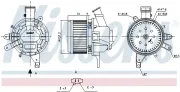 Innenraumgebläse 12 V NISSENS 871025