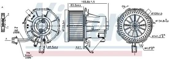 Innenraumgebläse 12 V NISSENS 87215 Bild Innenraumgebläse 12 V NISSENS 87215