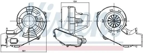 Innenraumgebläse 12 V 12 V NISSENS 87247 Bild Innenraumgebläse 12 V 12 V NISSENS 87247
