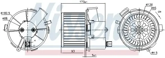 Innenraumgebläse 12 V NISSENS 87482 Bild Innenraumgebläse 12 V NISSENS 87482