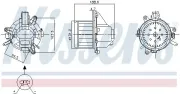 Innenraumgebläse 12 V NISSENS 87542