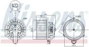 Innenraumgebläse 12 V NISSENS 87568