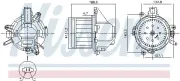 Innenraumgebläse 12 V NISSENS 87596