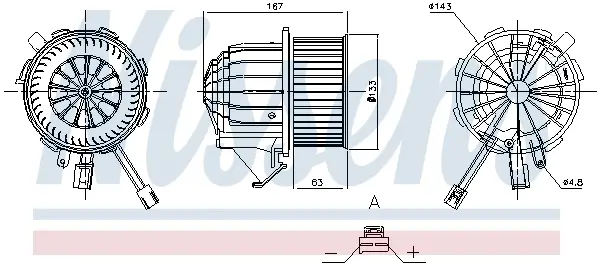 Kompressor, Klimaanlage 12 V 12 V NISSENS 890175