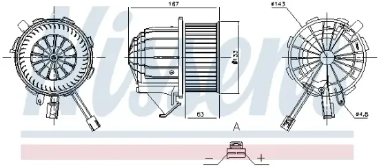 Innenraumgebläse NISSENS 87597 Bild Innenraumgebläse NISSENS 87597